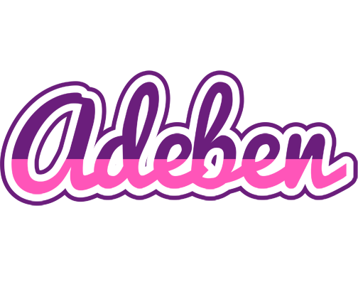 Adeben cheerful logo