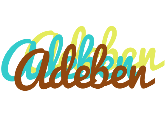 Adeben cupcake logo