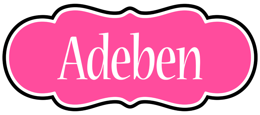 Adeben invitation logo