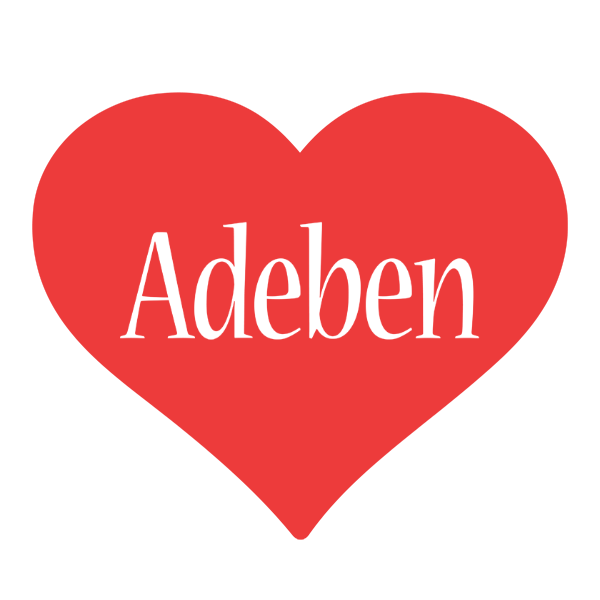 Adeben love logo