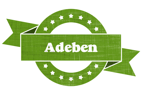 Adeben natural logo