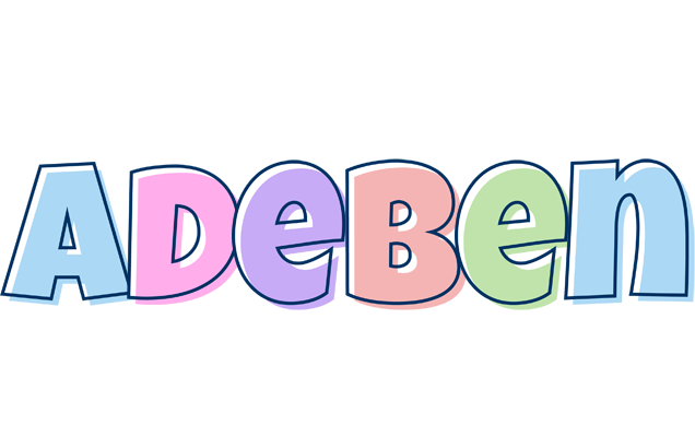 Adeben pastel logo