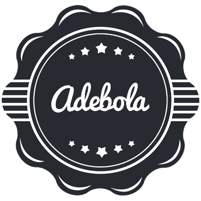 Adebola badge logo