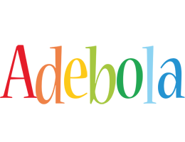Adebola birthday logo