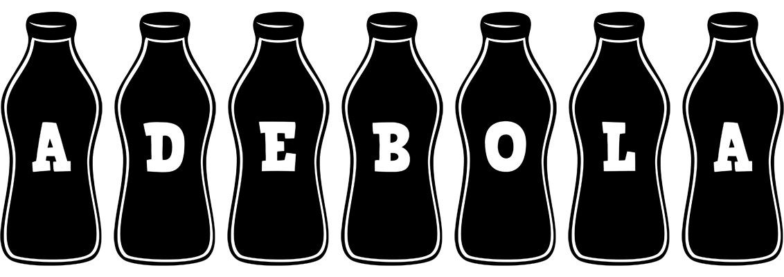 Adebola bottle logo