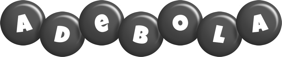 Adebola candy-black logo