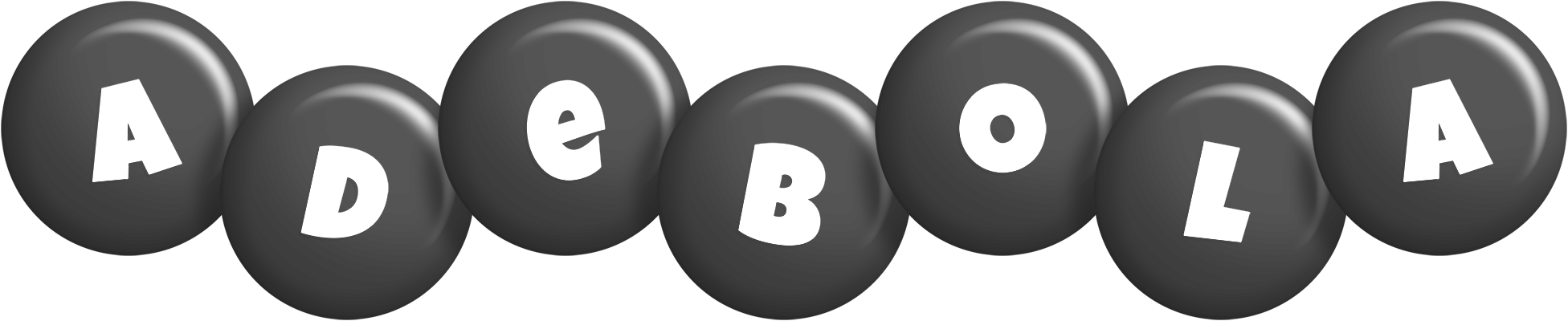Adebola candy-black logo