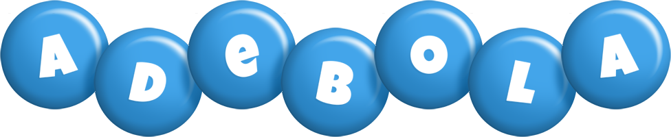 Adebola candy-blue logo