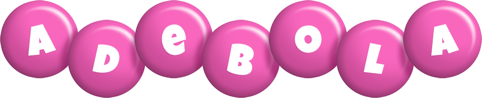 Adebola candy-pink logo