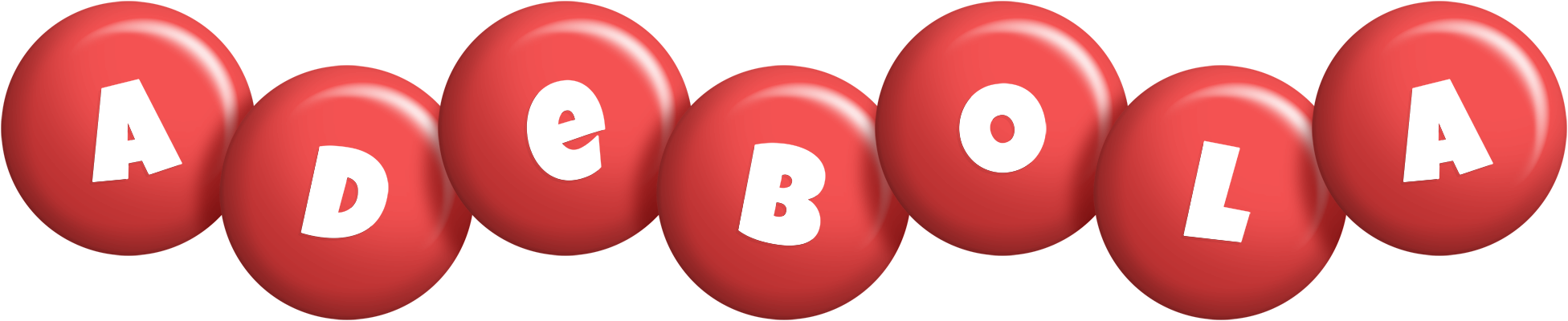 Adebola candy-red logo