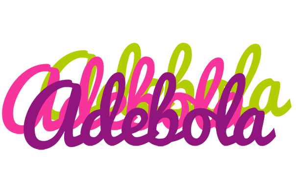 Adebola flowers logo