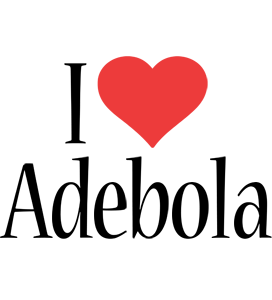Adebola i-love logo