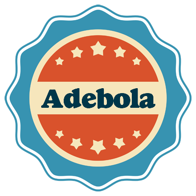 Adebola labels logo