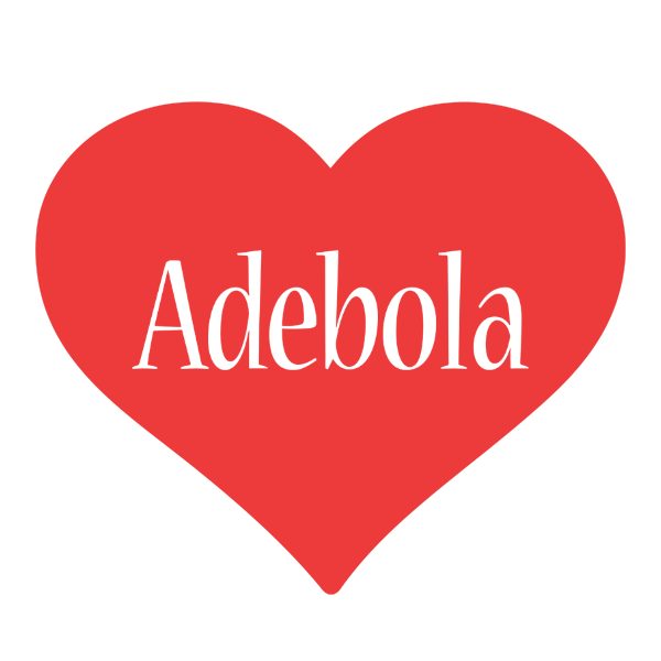 Adebola love logo