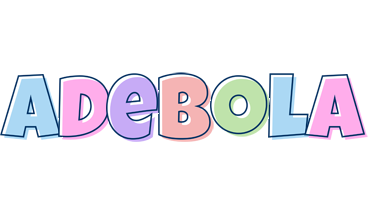 Adebola pastel logo