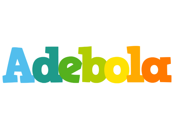 Adebola rainbows logo
