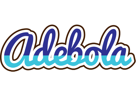 Adebola raining logo