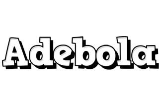Adebola snowing logo