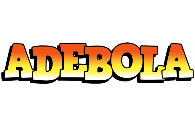 Adebola sunset logo