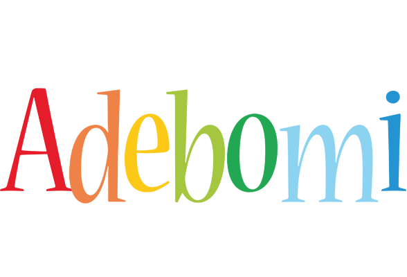 Adebomi birthday logo