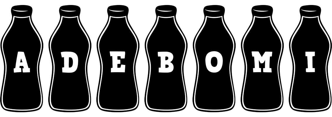 Adebomi bottle logo