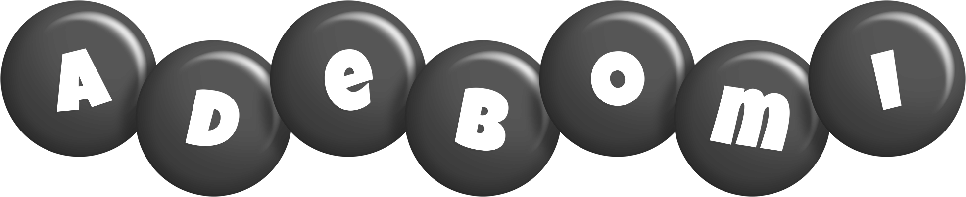 Adebomi candy-black logo