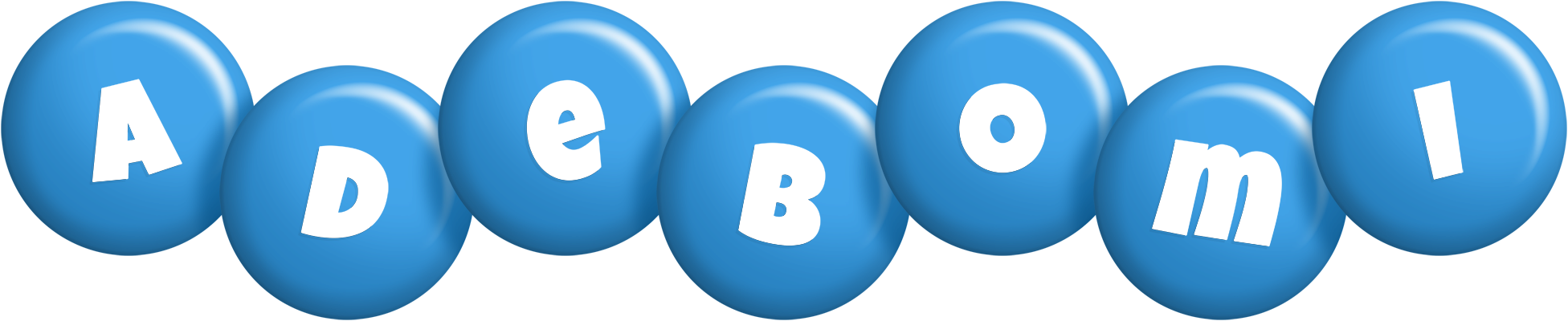 Adebomi candy-blue logo