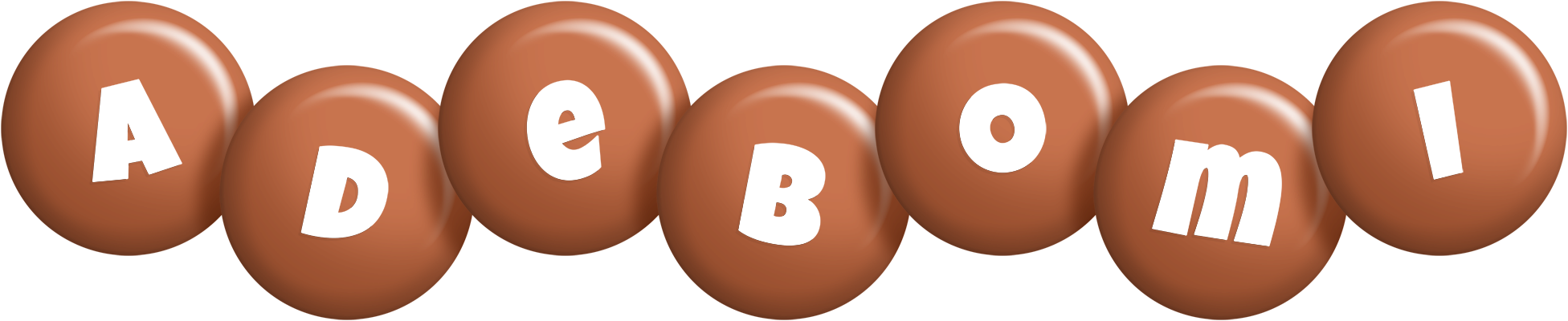 Adebomi candy-brown logo