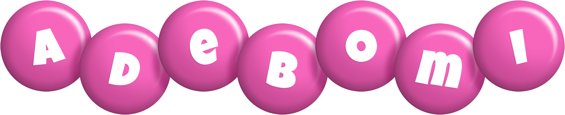 Adebomi candy-pink logo