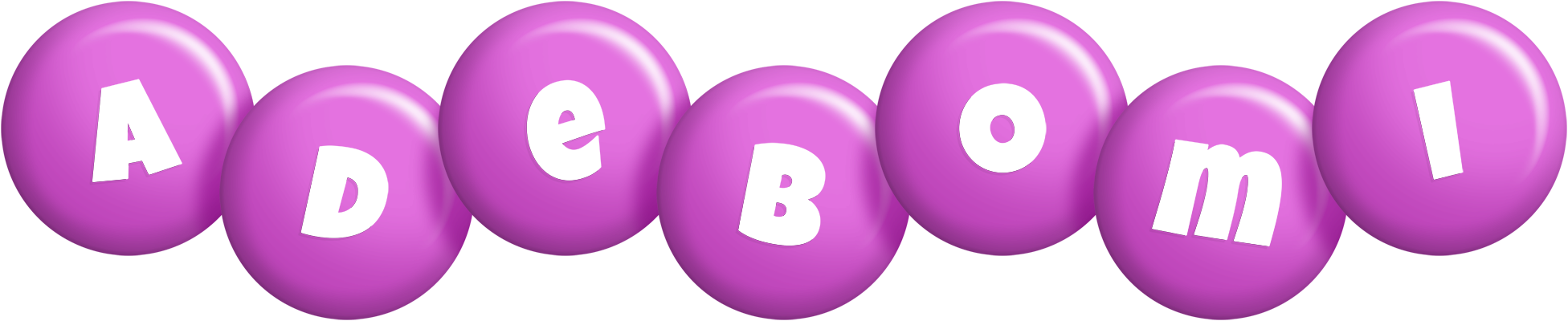 Adebomi candy-purple logo