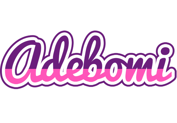 Adebomi cheerful logo