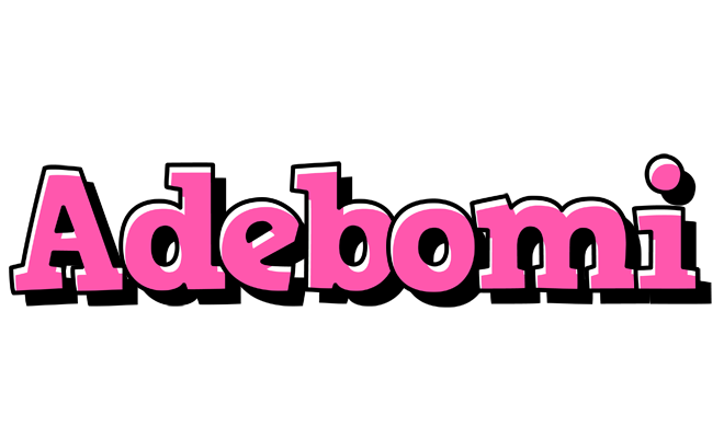 Adebomi girlish logo