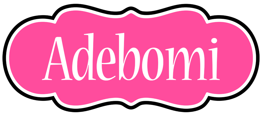 Adebomi invitation logo