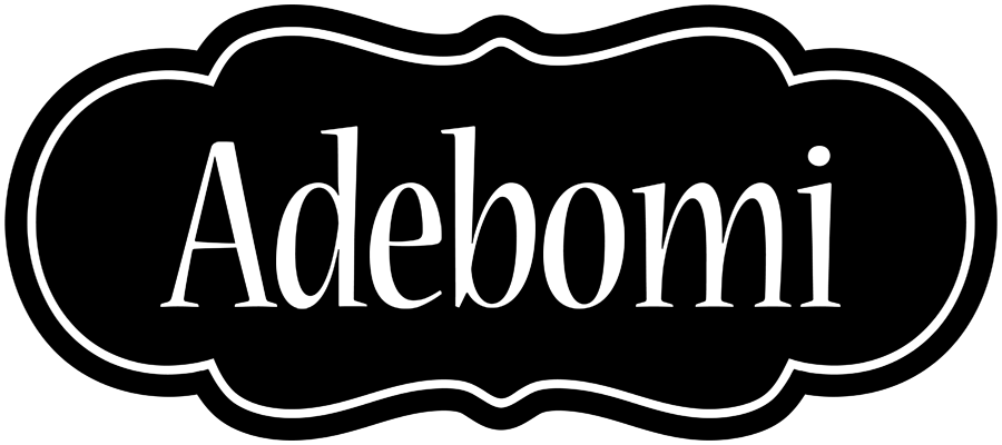 Adebomi welcome logo