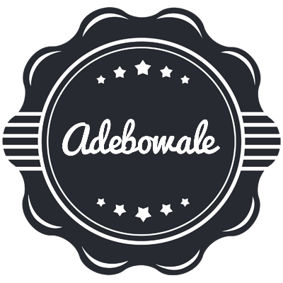 Adebowale badge logo