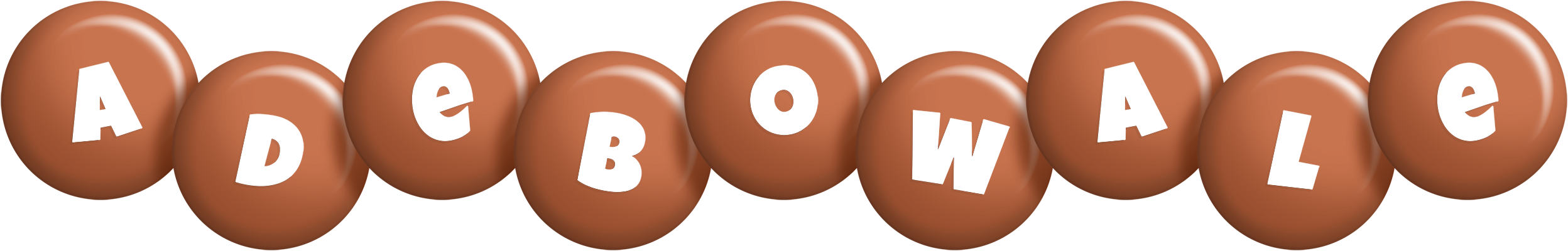 Adebowale candy-brown logo