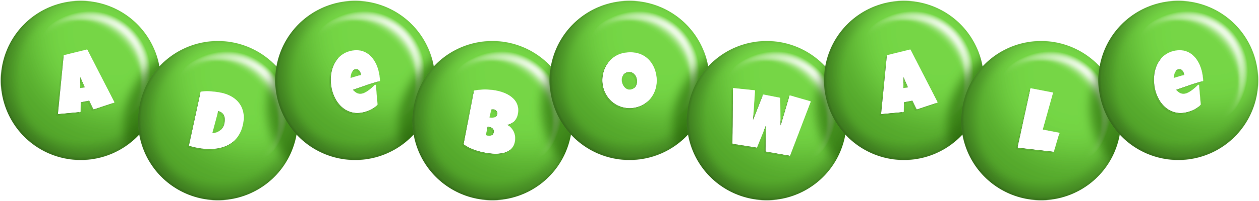 Adebowale candy-green logo