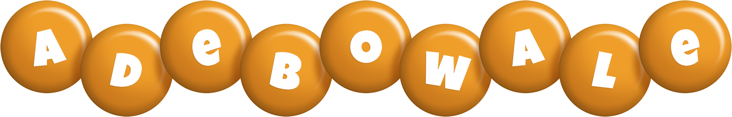 Adebowale candy-orange logo