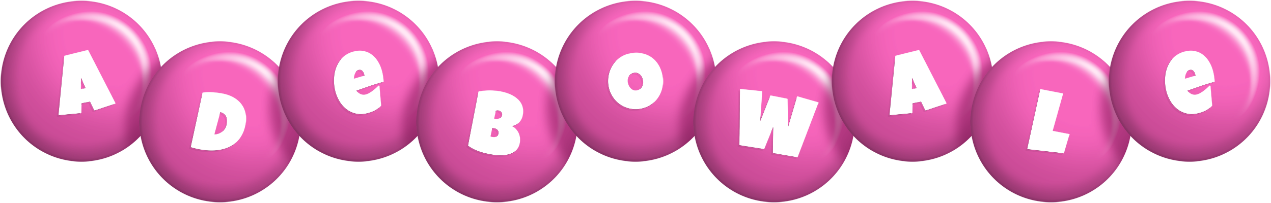 Adebowale candy-pink logo