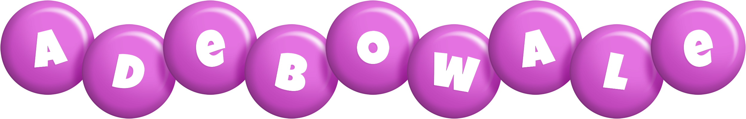 Adebowale candy-purple logo