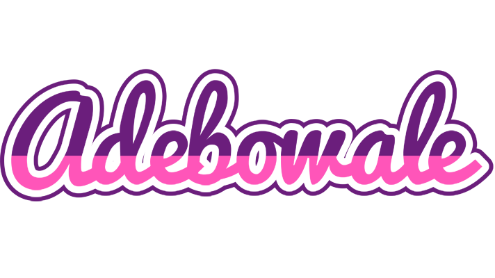 Adebowale cheerful logo