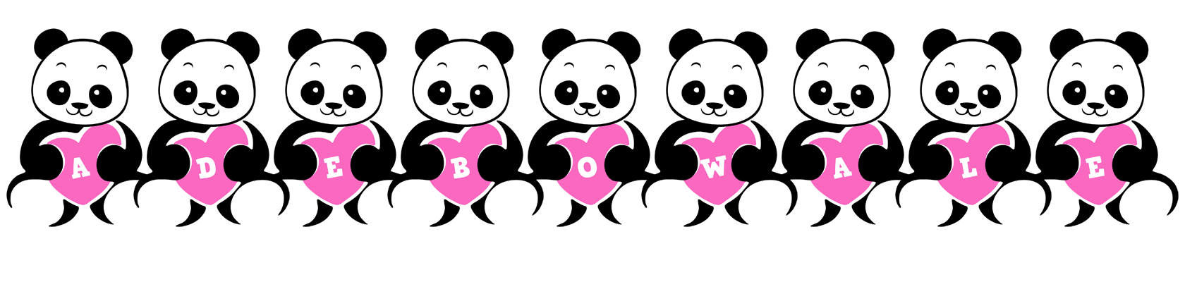 Adebowale love-panda logo