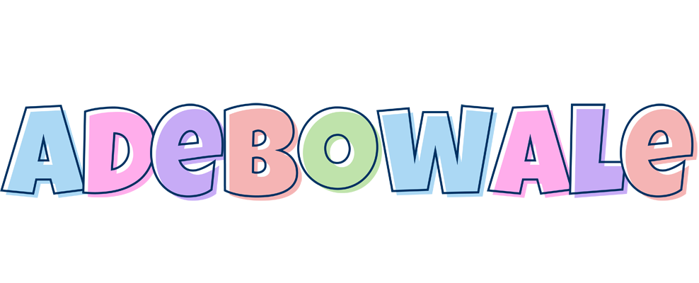 Adebowale pastel logo