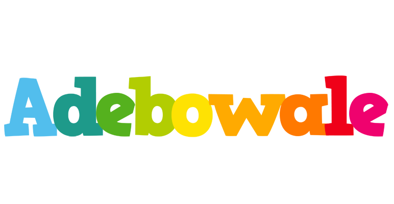 Adebowale rainbows logo