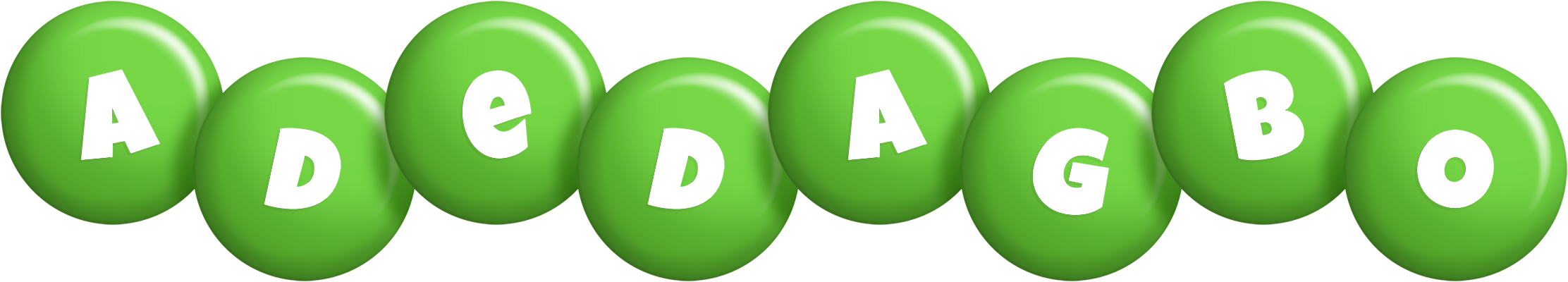 Adedagbo candy-green logo