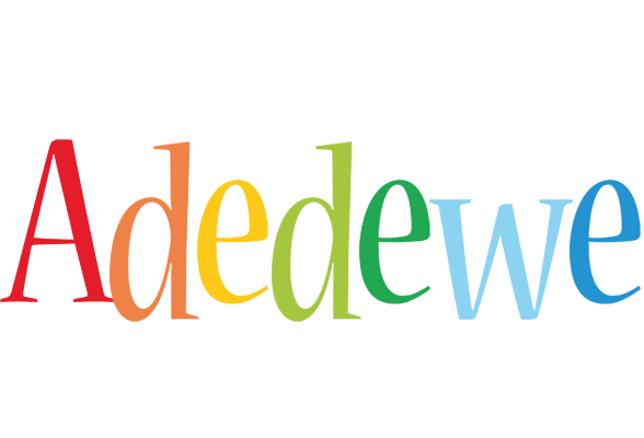 Adedewe birthday logo