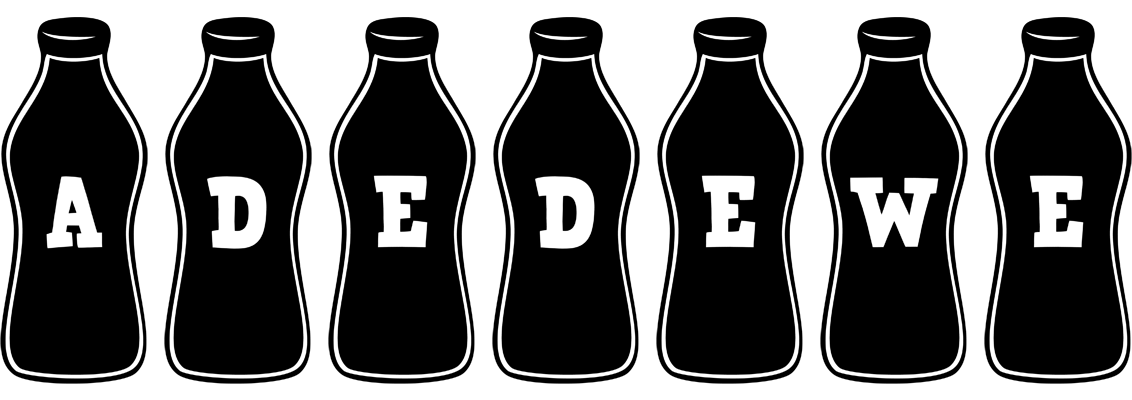 Adedewe bottle logo