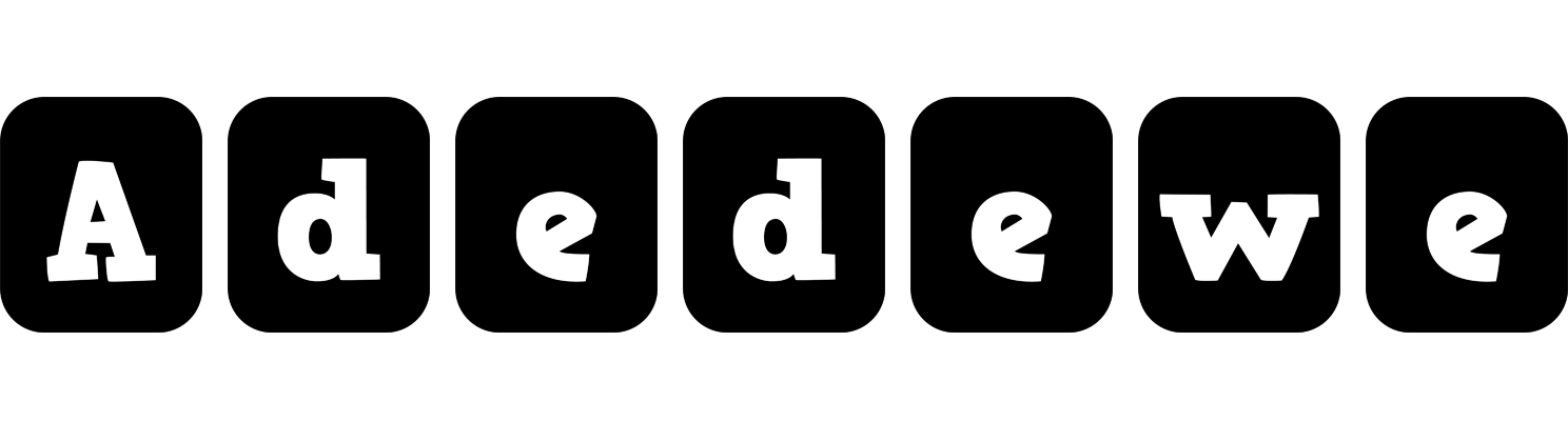 Adedewe box logo