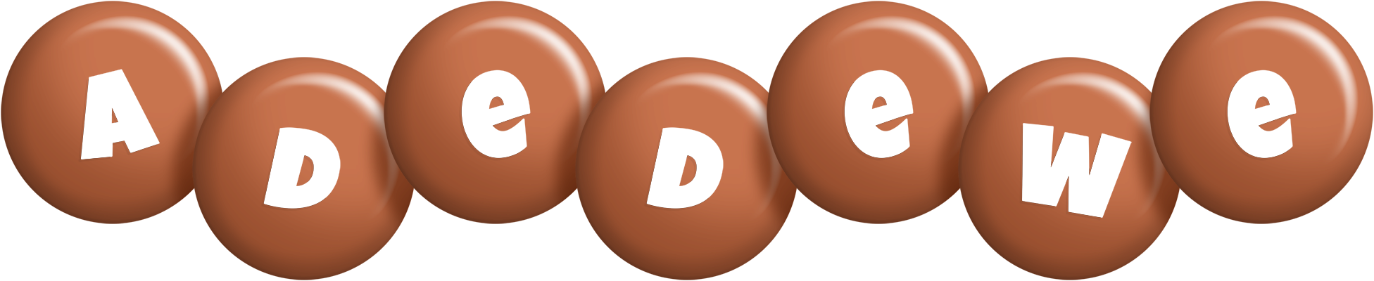 Adedewe candy-brown logo