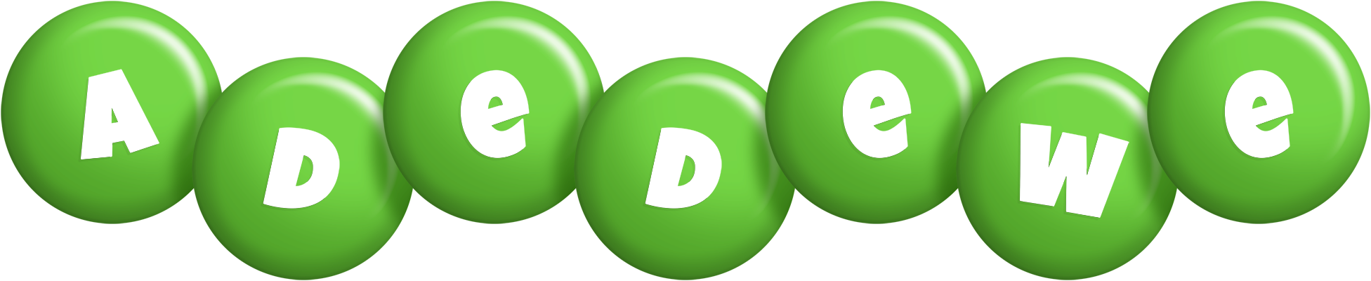 Adedewe candy-green logo